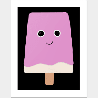 Pink ice cream Posters and Art